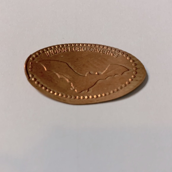 Elongated coin/ Squished Penny -- Indian Echo Caverns * BAT - Picture 2 of 2